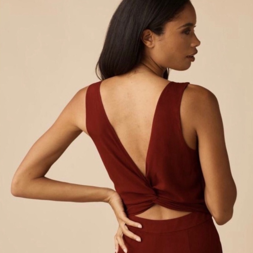 VETTA CAPSULE Two-Piece Apron Jumpsuit
